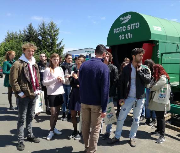 Participantes del proyecto RENEW2020 durante las visitas de la segunda movilidad en Croacia.