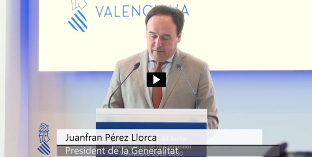 Presidente de la Generalitat, Juanfan Pérez Llorca.